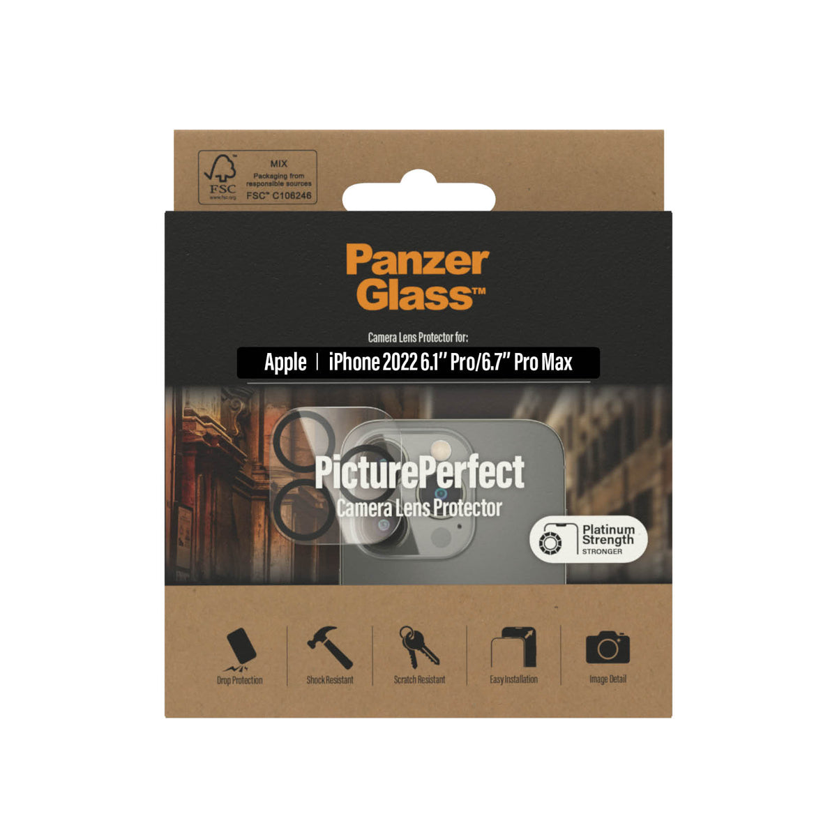 PANZERGLASS iPhone 14 Pro/14 Pro Max - Camera Lens Protector - Clear