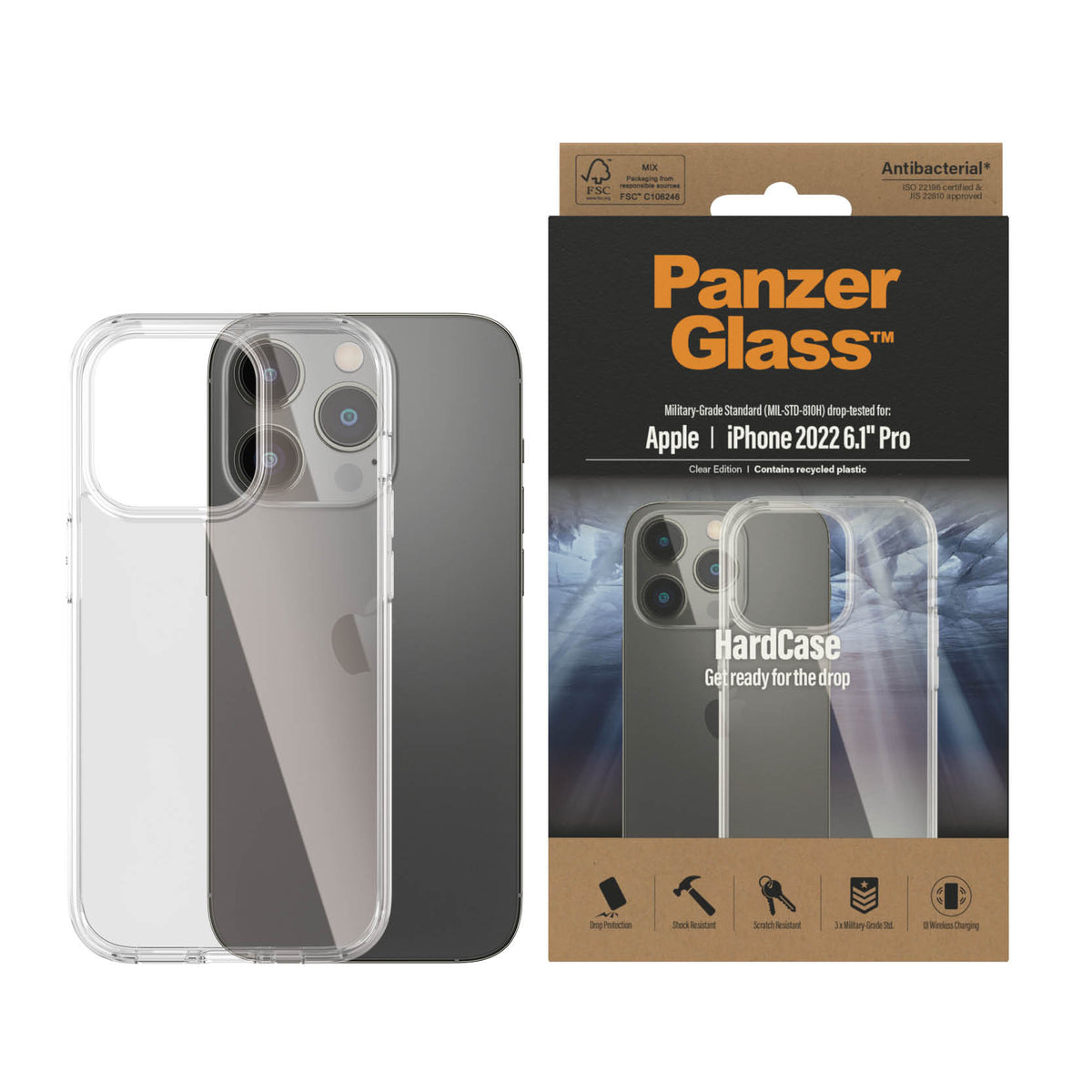 PANZERGLASS iPhone 14 Pro - HardCase - Clear