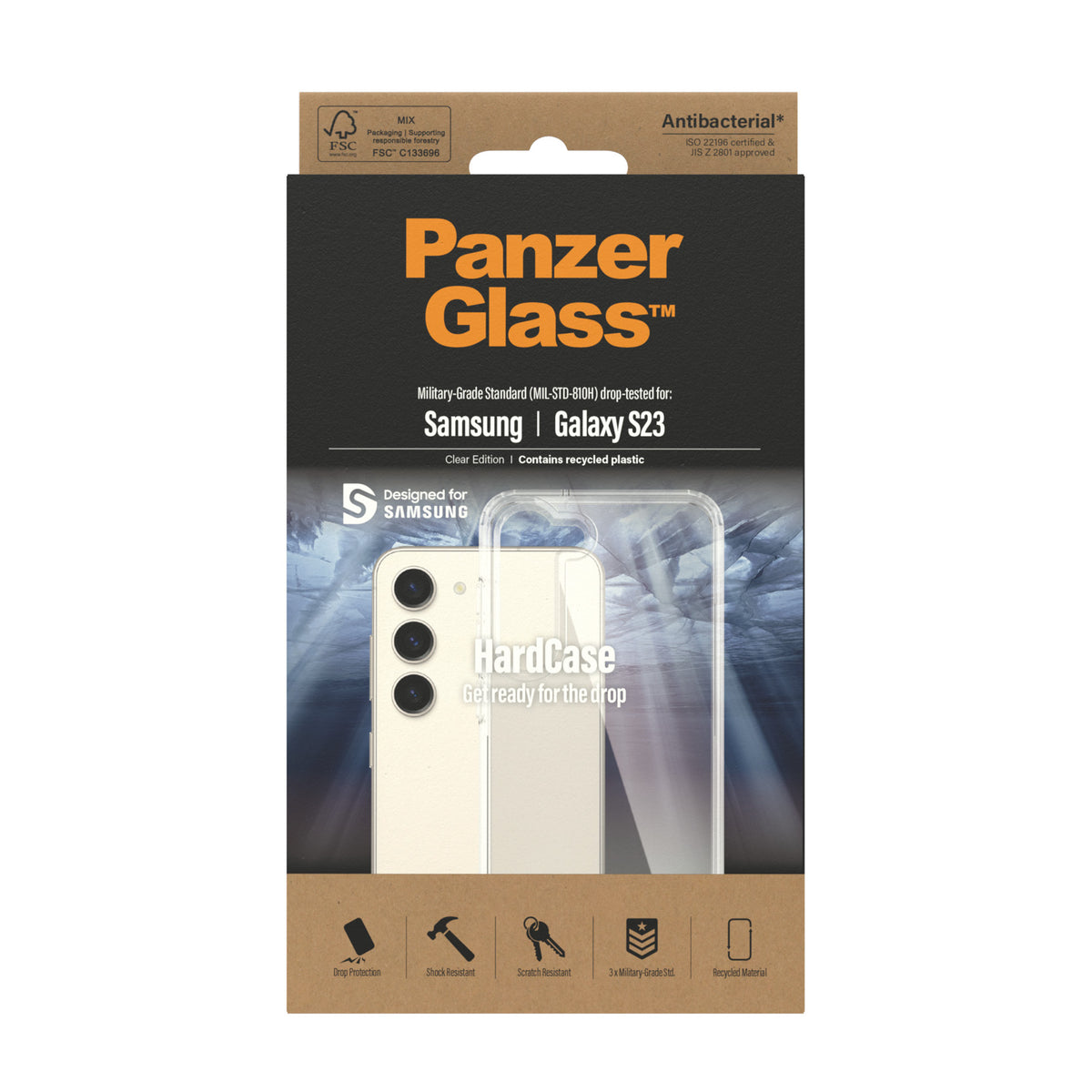 PANZERGLASS HardCase for Samsung Galaxy S23 - Clear