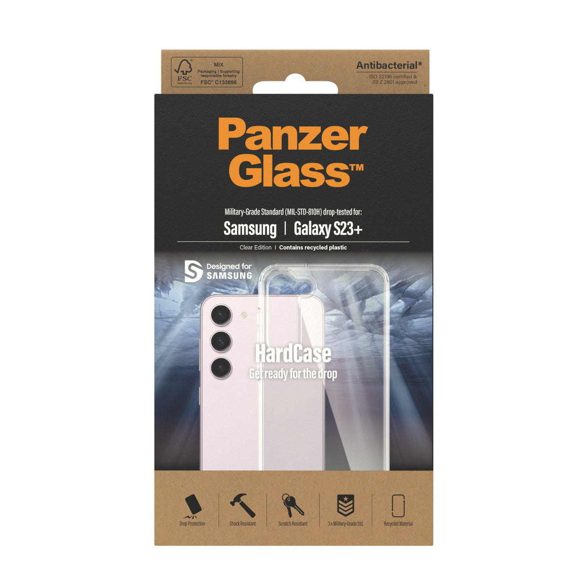 PANZERGLASS HardCase for Samsung Galaxy S23 Plus - Clear