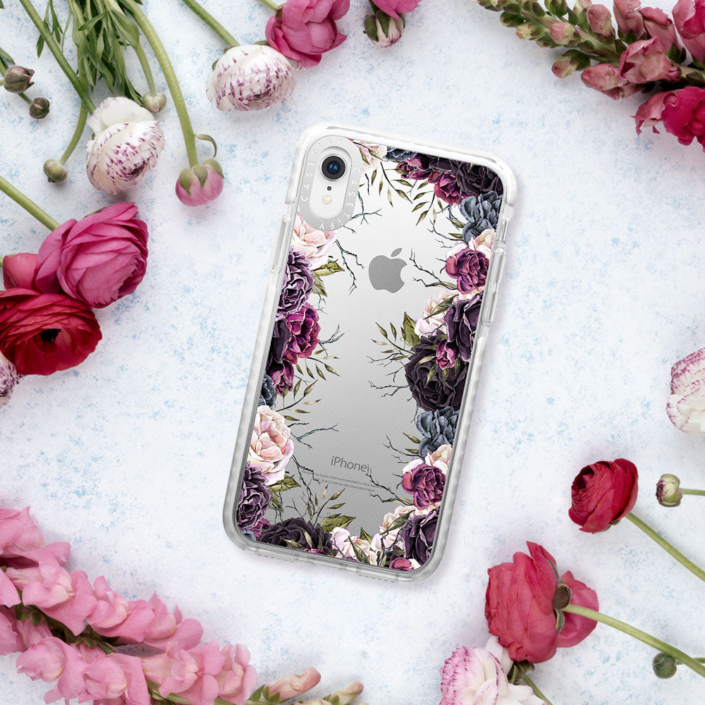 [OPEN BOX] CASETIFY iPhone XR Impact Case Dark Floral
