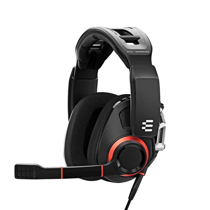 EPOS GSP 500 Open Acoustic Gaming Headset - Black/Red