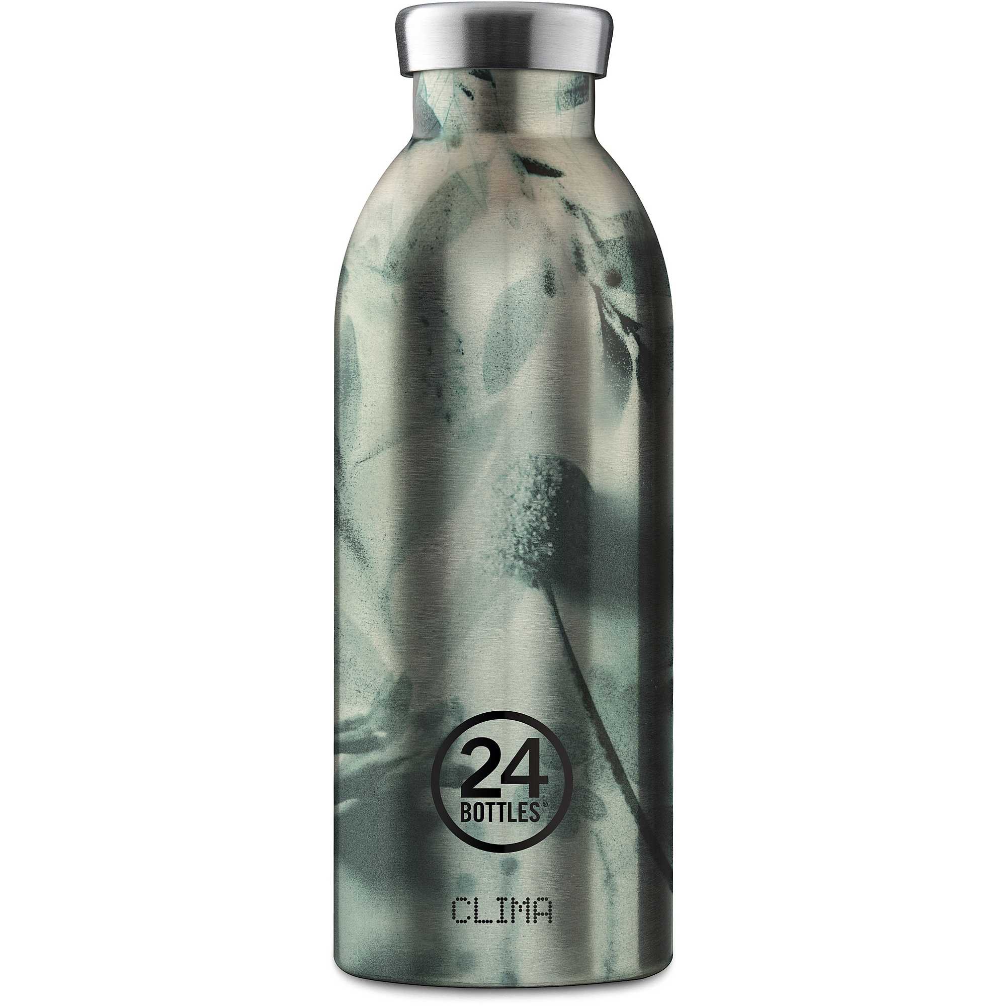 24BOTTLES Clima Double Walled Stainless Steel Water Bottle - 500ml - Blur Green
