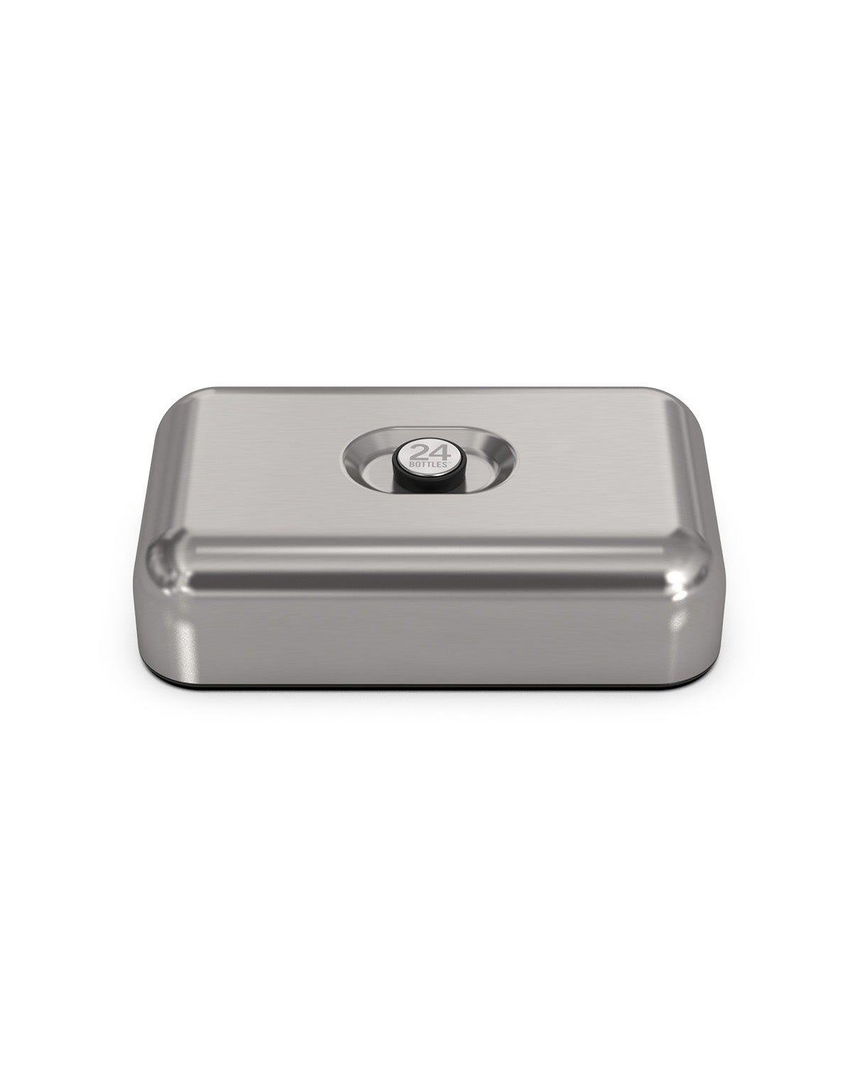 24BOTTLES Microwave &amp; Dishwasher Safe Lunch Box - Brushed - Steel