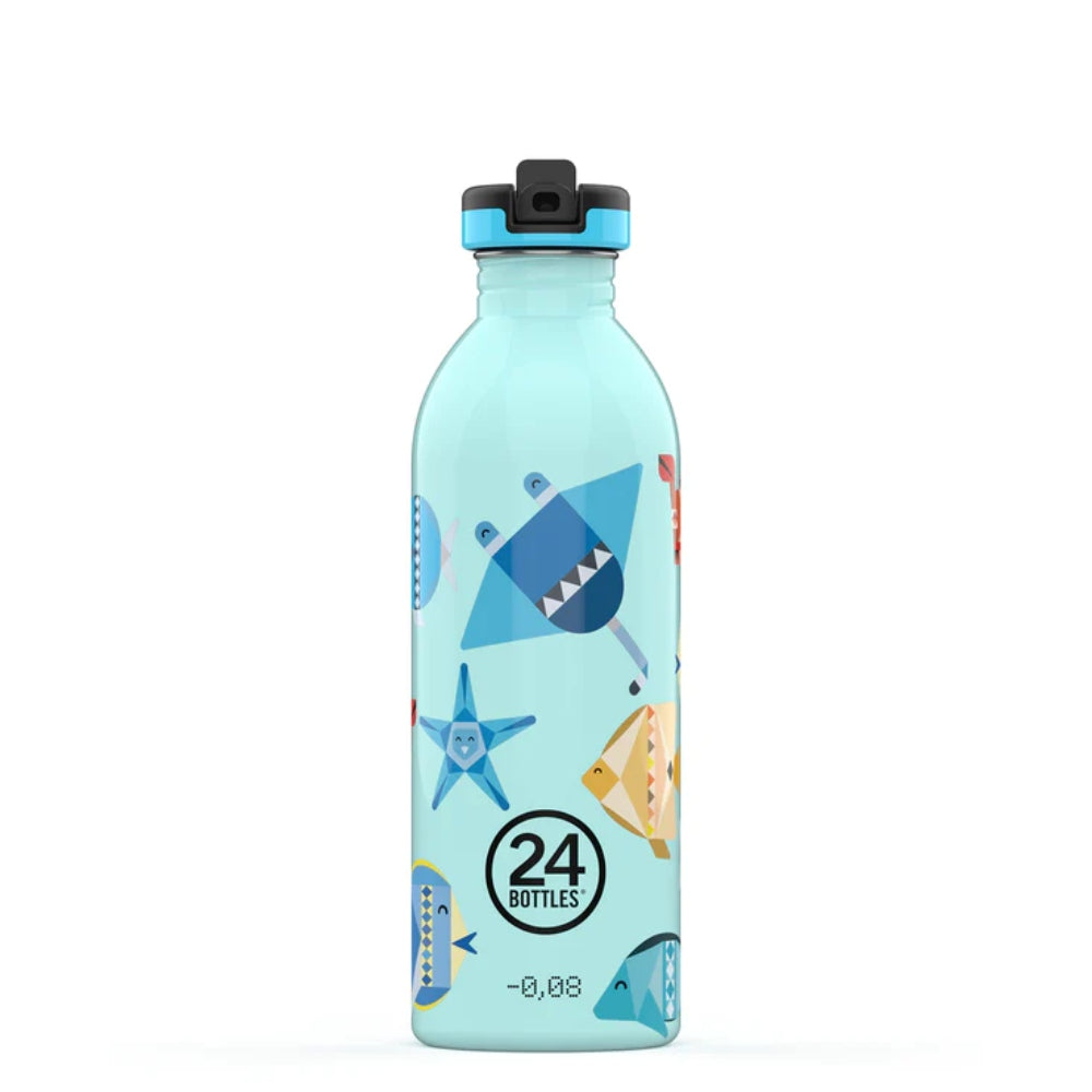 24BOTTLES Urban Bottle 500ml - Sea Friends - Blue