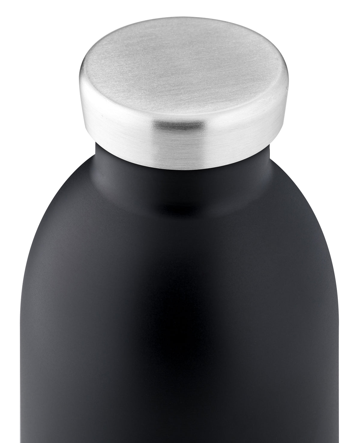 24BOTTLES Clima Double Walled Stainless Steel Water Bottle - 500ml - Stone Tuxedo Black