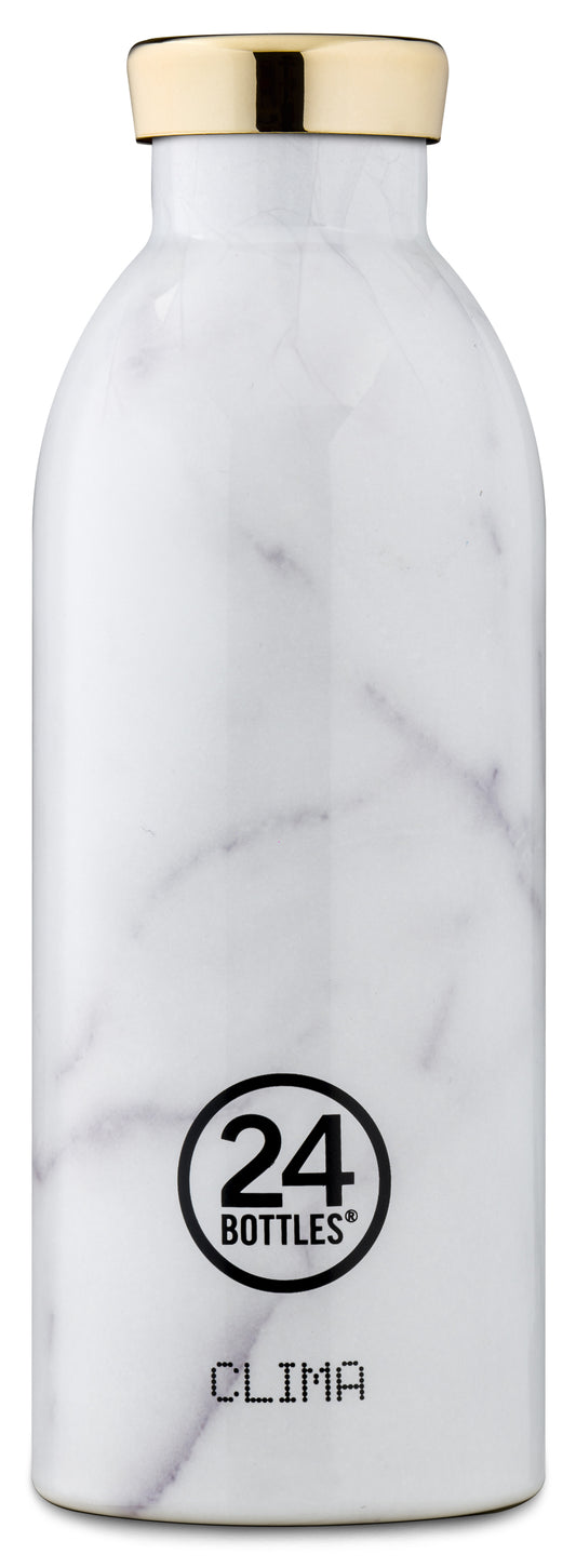 24BOTTLES Clima Double Walled Stainless Steel Water Bottle - 500ml - Carrara