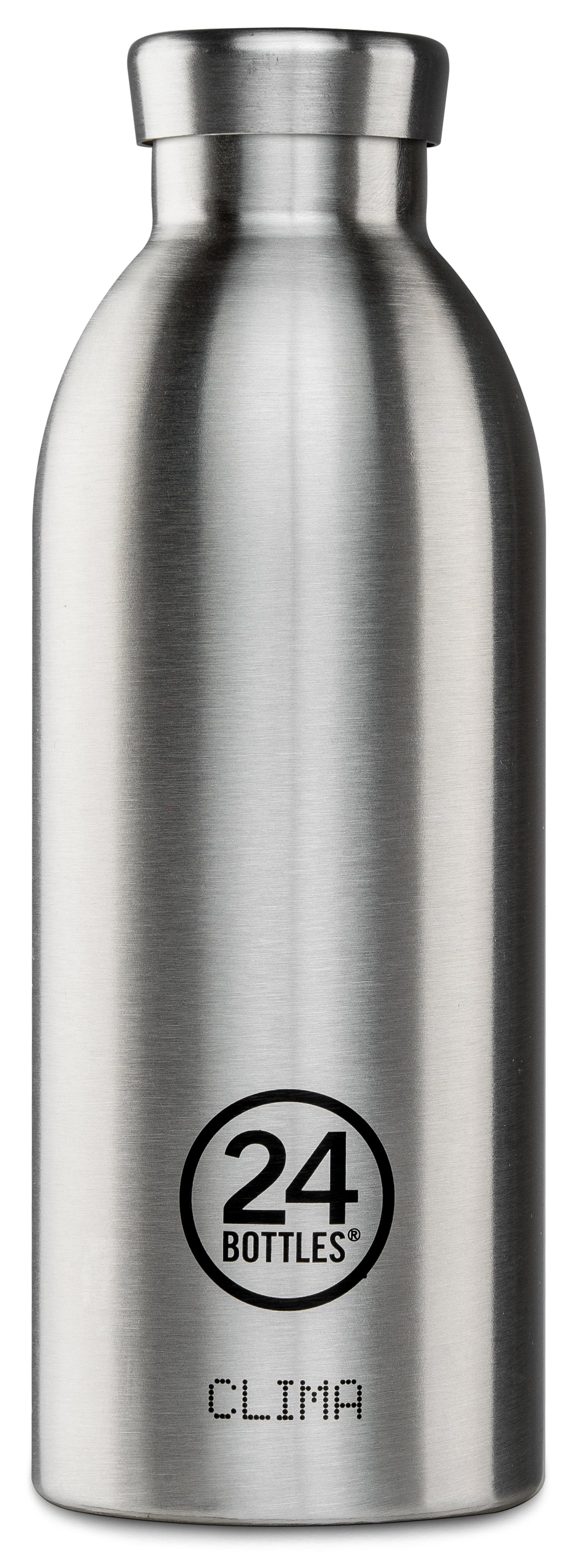 24BOTTLES Clima Double Walled Stainless Steel Water Bottle - 500ml - Steel