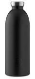 زجاجة مياه 24BOTTLES Clima مزدوجة الجدار من الفولاذ المقاوم للصدأ - 850 مل - لون أسود ستون توكسيدو