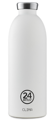 24BOTTLES Clima Double Walled Stainless Steel Water Bottle - 850ml - Stone Ice White