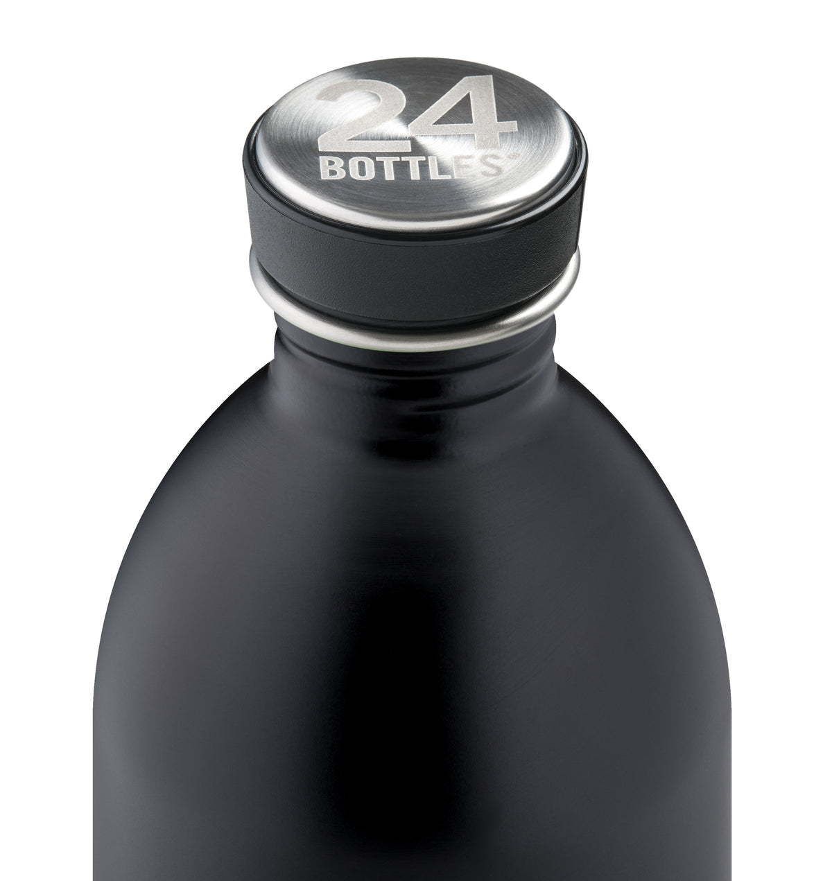 24BOTTLES Urban Lightest Stainless Steel Water Bottle - 1000ml - Tuxedo Black