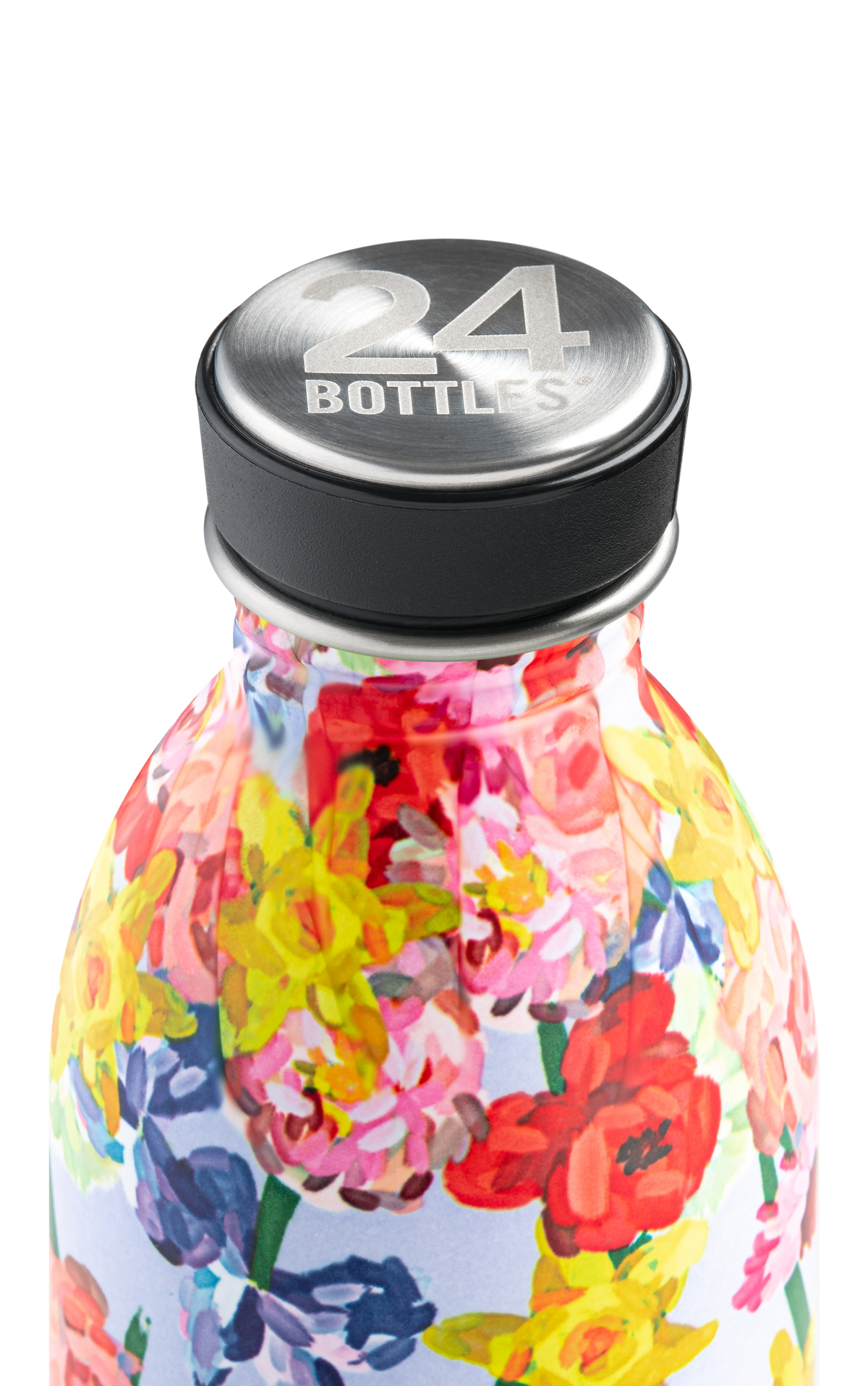24BOTTLES Urban Lightest Stainless Steel Water Bottle - 500ml - Flower Fall