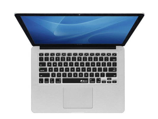 غطاء لوحة مفاتيح KBCOVERS لجهاز MacBook Air مقاس 13 بوصة إصدار 2018 - أسود