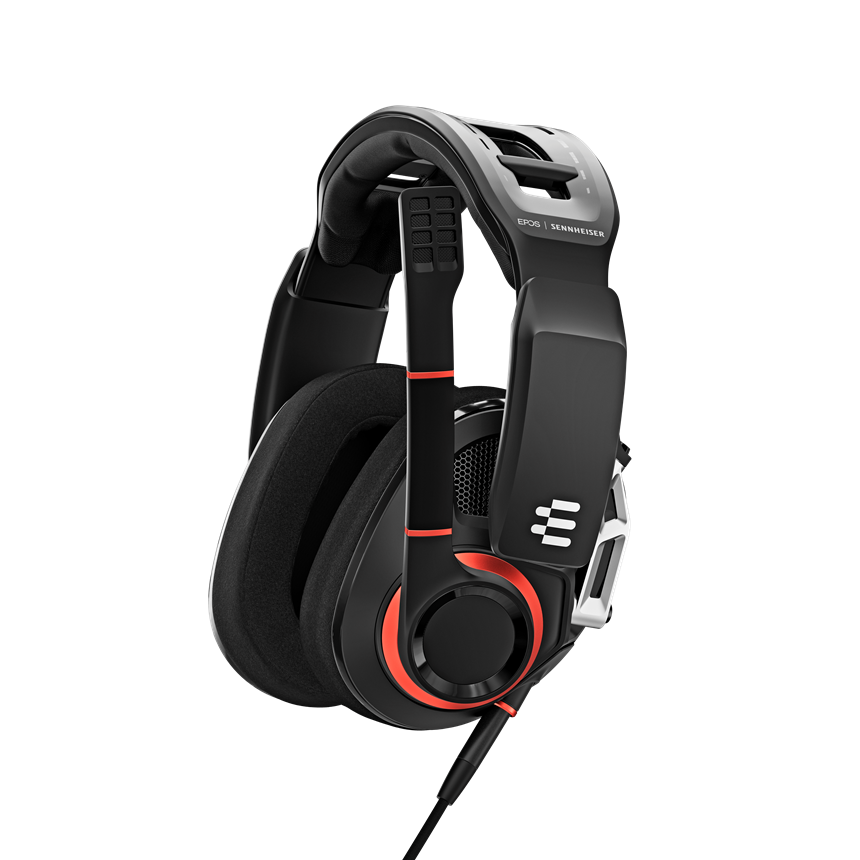 EPOS GSP 500 Open Acoustic Gaming Headset - Black/Red