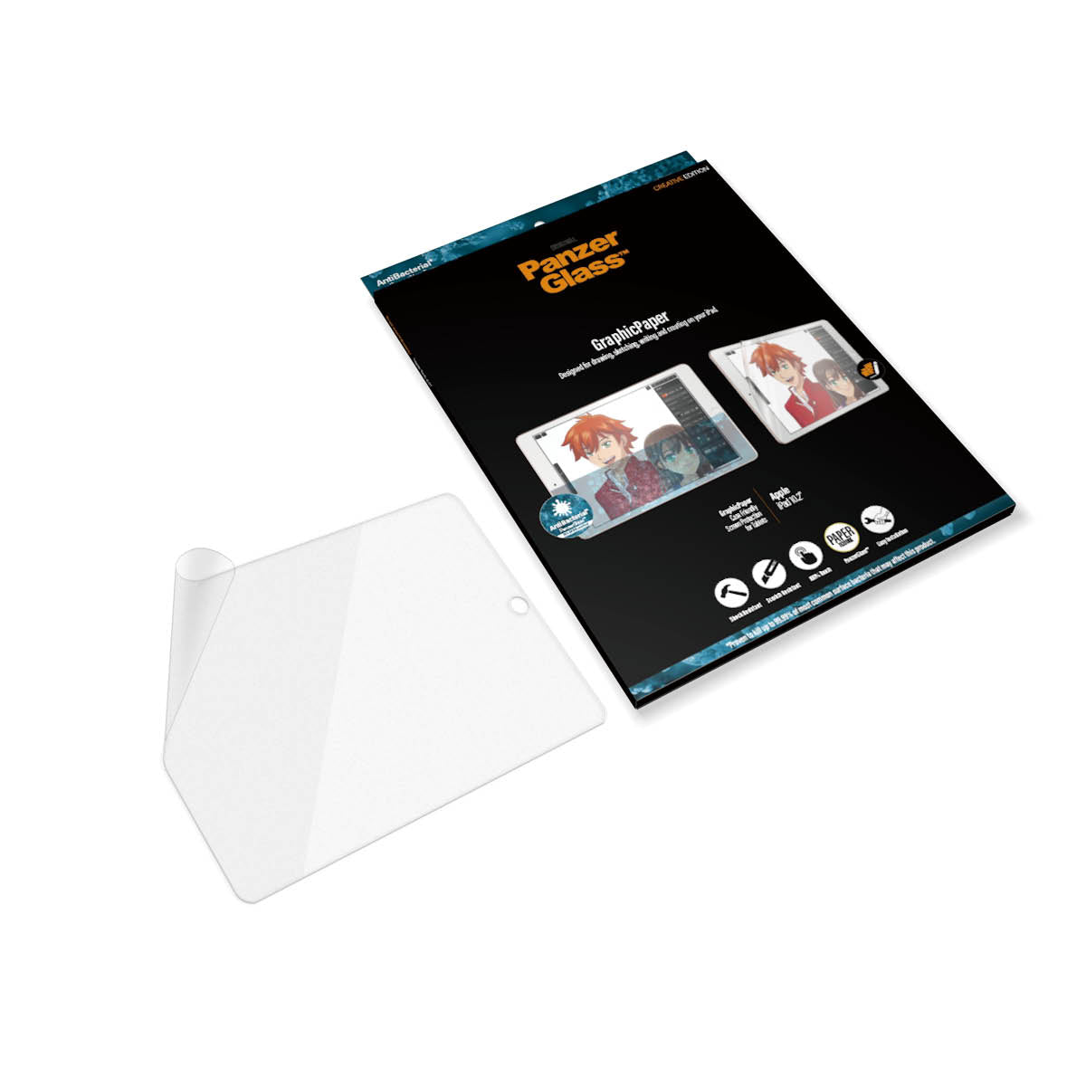 PANZERGLASS iPad 10.2&#39;&#39; GraphicPaper - Screen Protection for iPad 7th/8th Gen - Clear