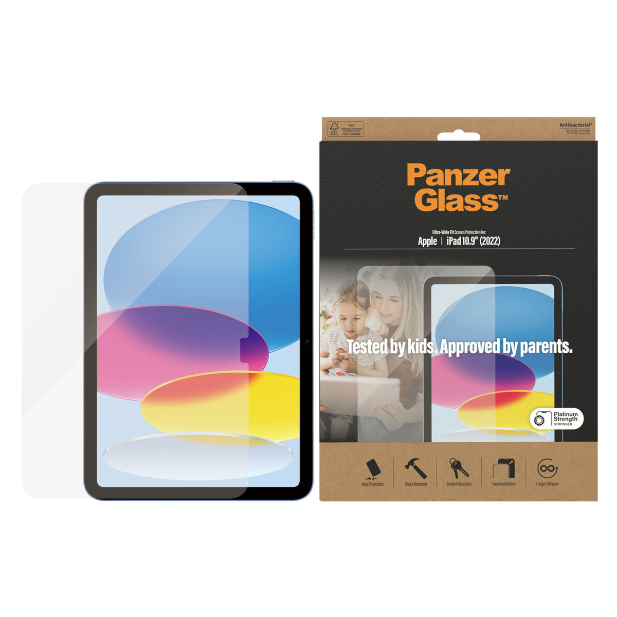 PANZERGLASS iPad 10.9&quot; 10th Gen (2022) Screen Protector - Clear