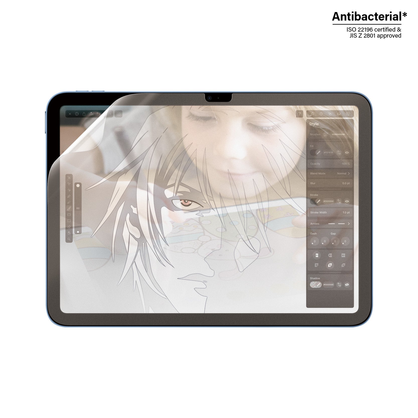 PANZERGLASS iPad 10.9" 10th Gen (2022)  Graphic Paper Screen Protector - Clear