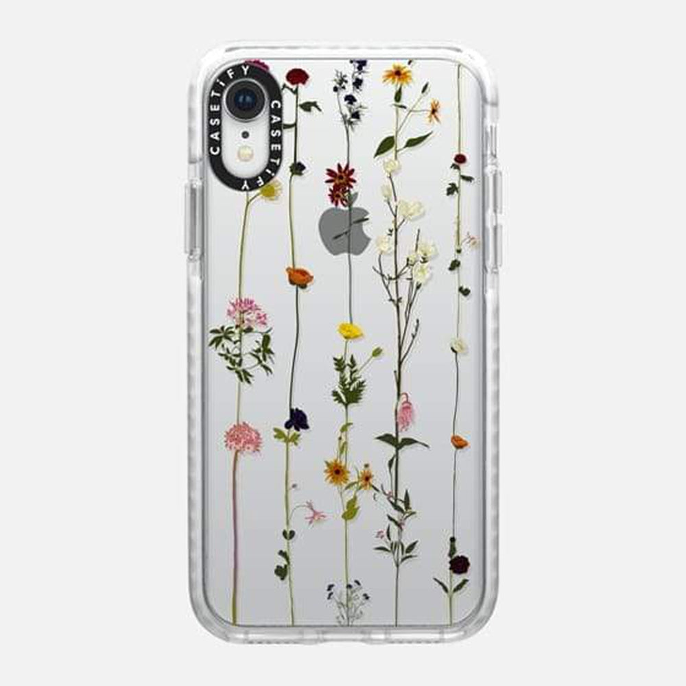[علبة مفتوحة] غطاء CASETIFY Snap Case Floral لهاتف iPhone XR