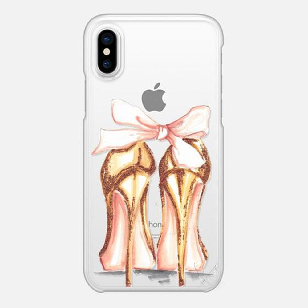 CASETIFY Snap Case Golden Heels for iPhone XS/X