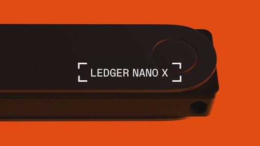 LEDGER Nano X Crypto Hardware Wallet - Blazing Orange
