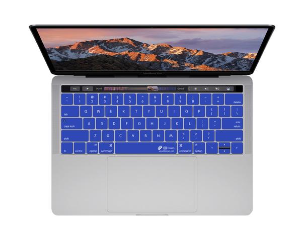 KBCOVERS Keyboard Cover for MacBook Pro 13 with Touch Bar - Dark Blue
