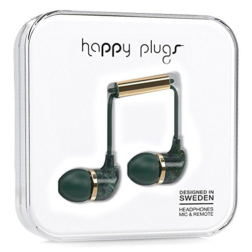[OPEN BOX] HAPPY PLUGS Deluxe In-Ear Headphones Jade Green
