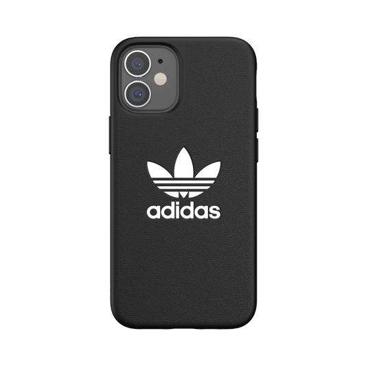ADIDAS iPhone 12 Mini - Moulded Basic Case - Black/White