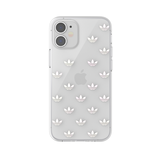 ADIDAS iPhone 12 Mini - Snap Entry Clear Case - Holographic