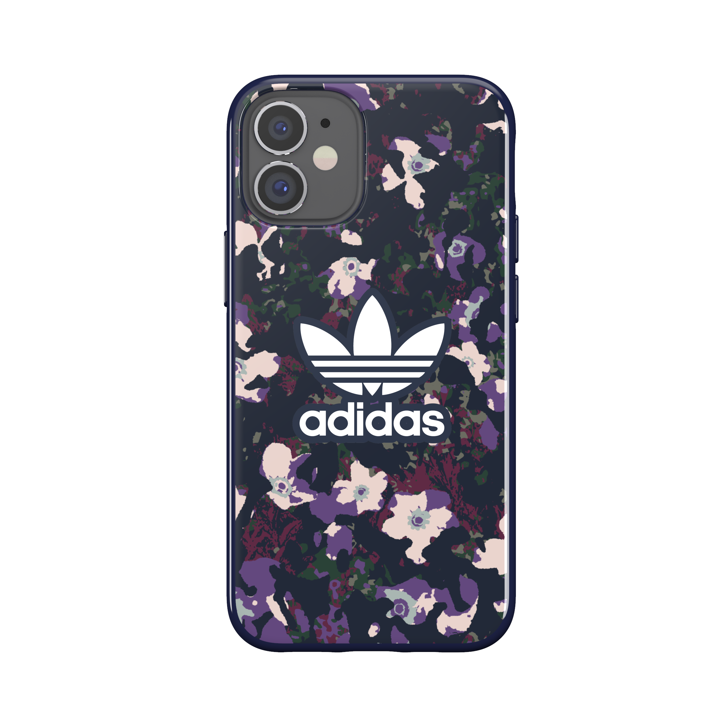ADIDAS iPhone 12 Mini - Snap Graphic Case - Navy/Active Purple