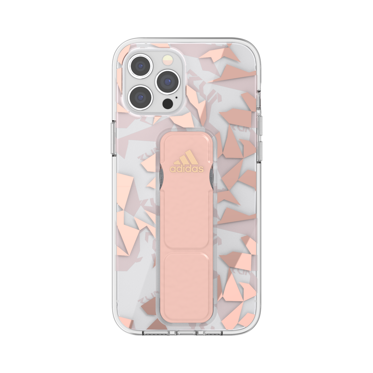 [OPEN BOX] ADIDAS iPhone 12 Pro Max - Grip Clear Case - Pink Tint