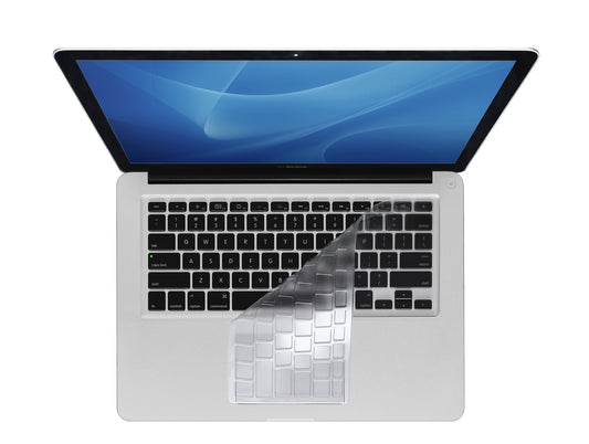 غطاء لوحة مفاتيح KBCOVERS لجهاز MacBook Air مقاس 13 بوصة إصدار 2018 - شفاف