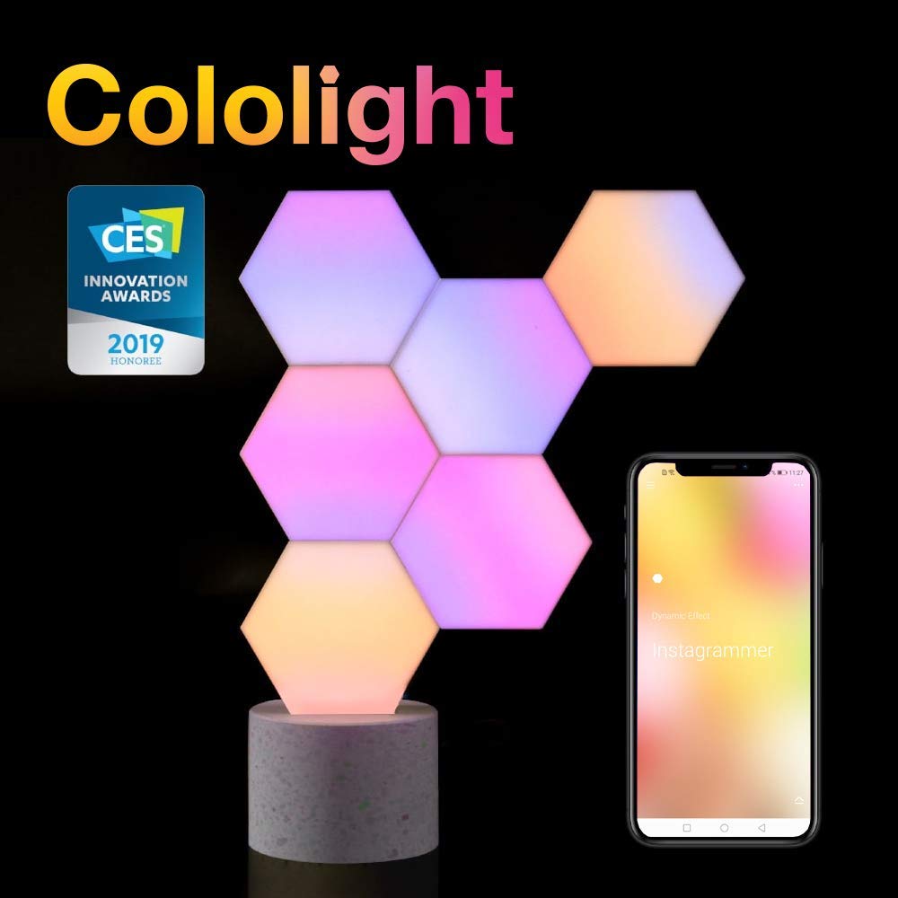 COLOLIGHT WiFi Smart LED Light Kit 6 Blocks &amp; Base