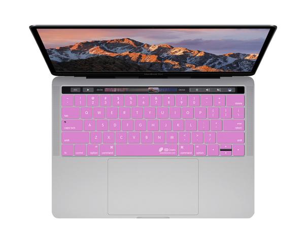 KBCOVERS Keyboard Cover for MacBook Pro 13 with Touch Bar - Pink