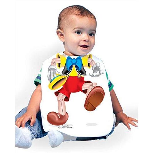 JUST ADD A KID Bib Pinocchio One-Size - 0 to 12 Months