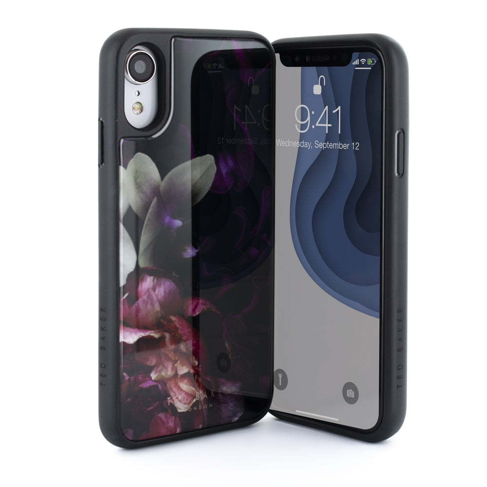 [OPEN BOX] TED BAKER Glass Inlay - Splendour Black For iPhone XR