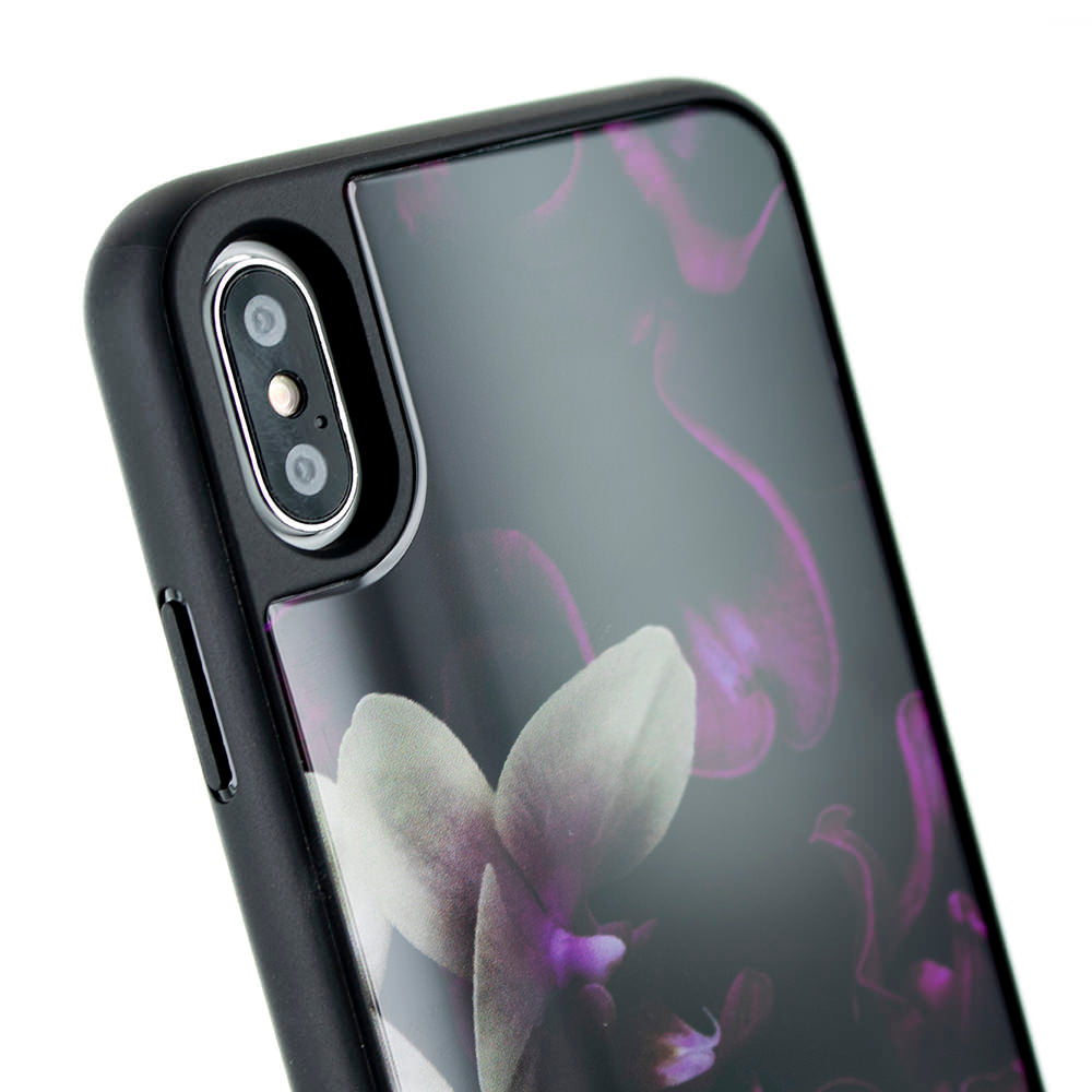 [OPEN BOX] TED BAKER Glass Inlay - Splendour Black For iPhone XS Max
