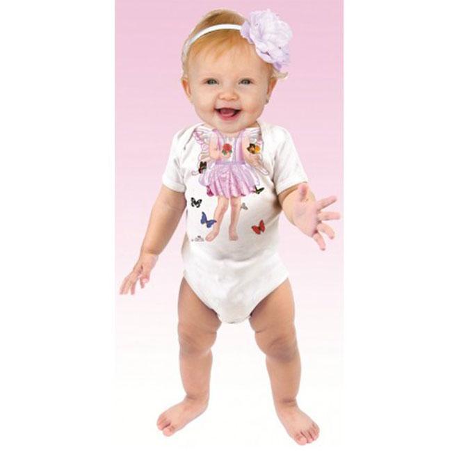 JUST ADD A KID Romper One-Piece Butterfly Fairy - up to 12 Months