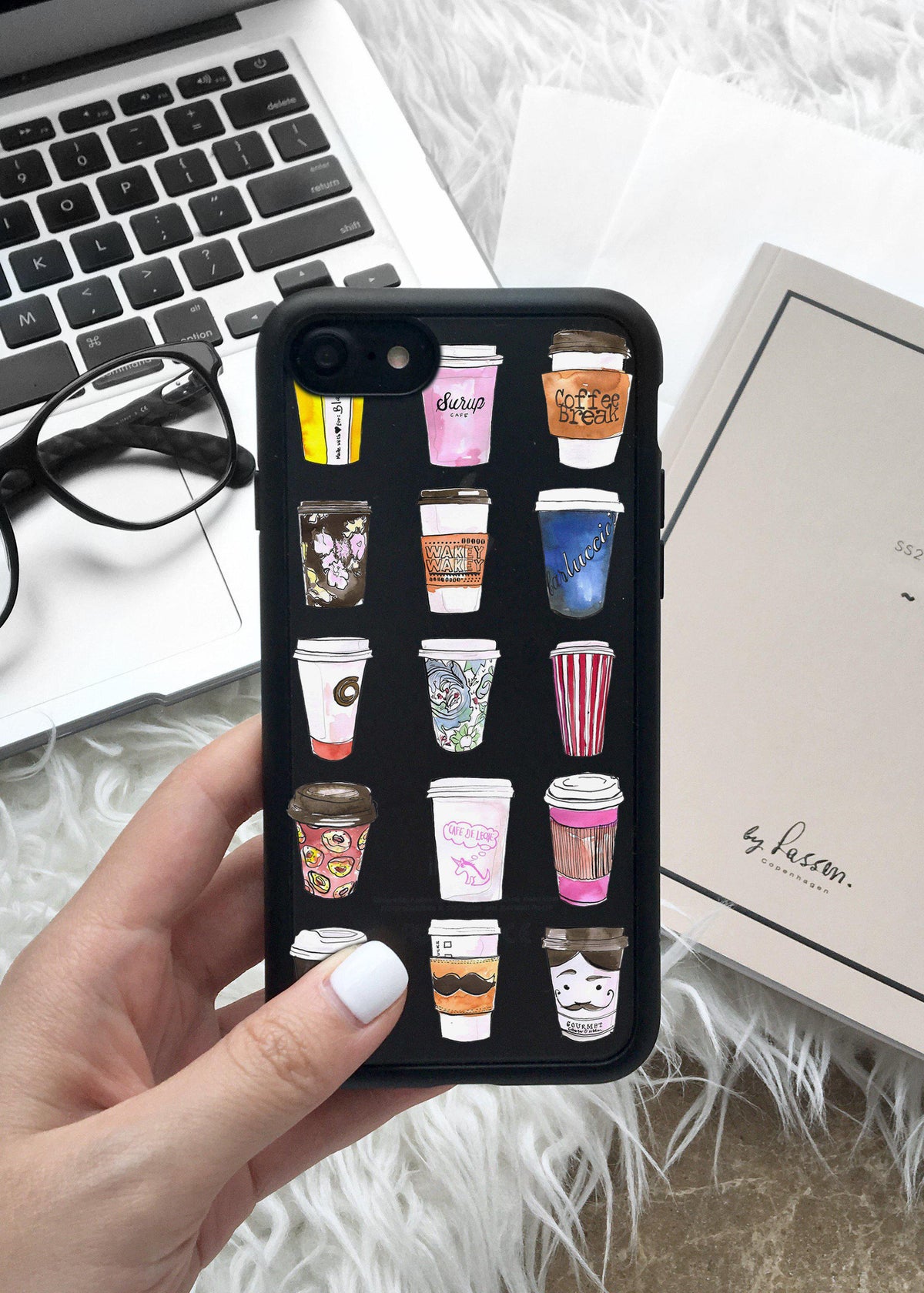 [OPEN BOX] CASETIFY Coffee Illustration For iPhone 8/7