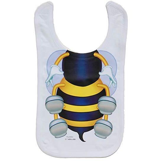 JUST ADD A KID Bib Bee Body One-Size - 0 to 12 Months