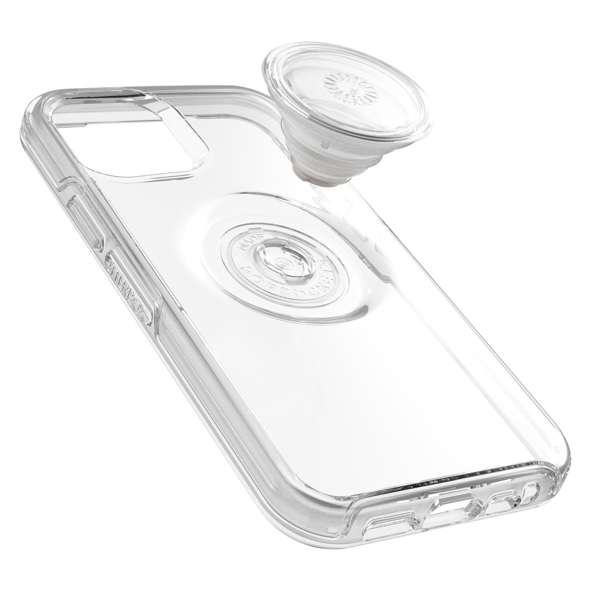 [OPEN BOX] OTTERBOX iPhone 12/12 Pro - Otter with  Pop Symmetry Series Case - Clear