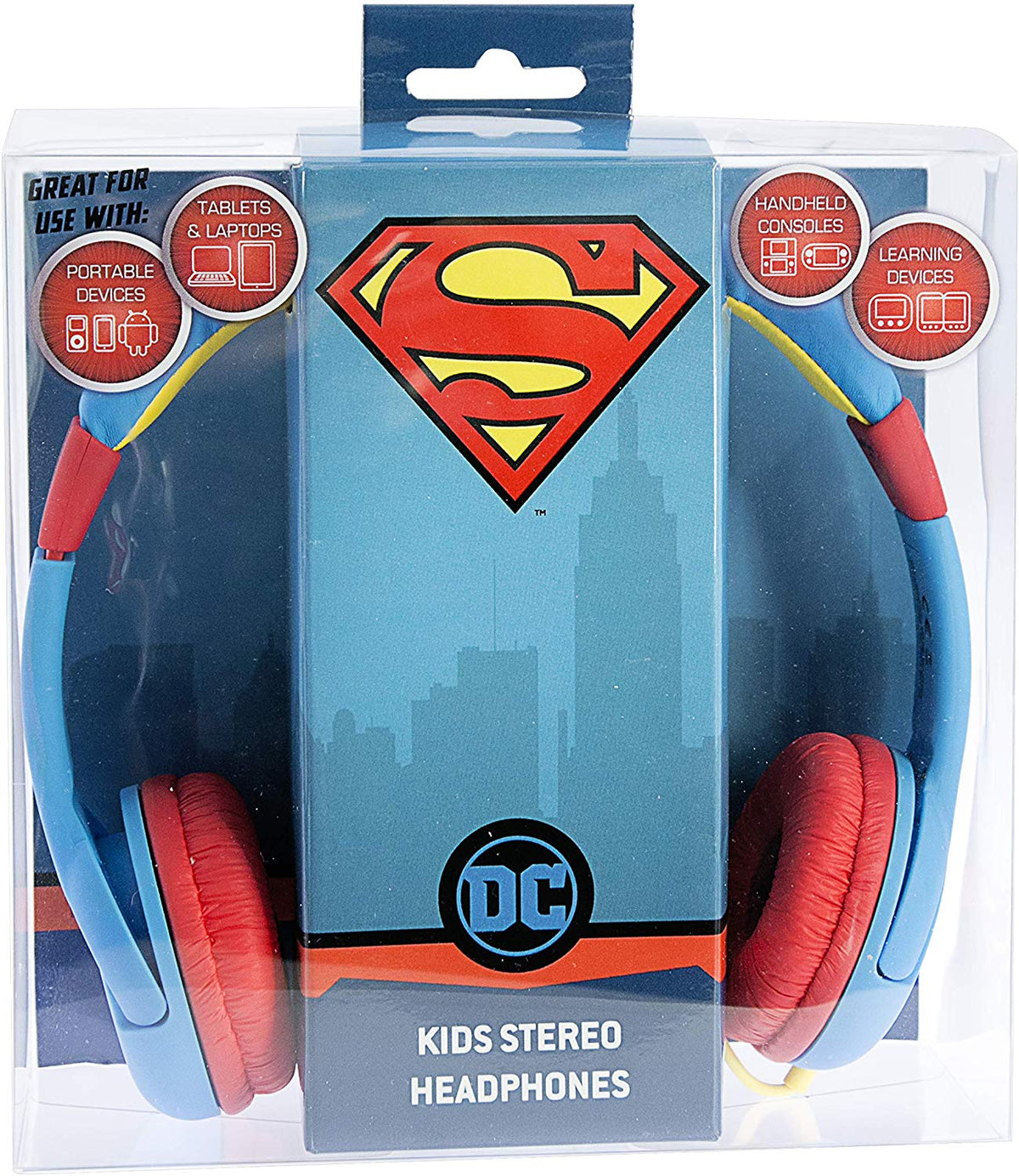 [OPEN BOX] OTL On-Ear Junior Headphone Superman Man Of Steel