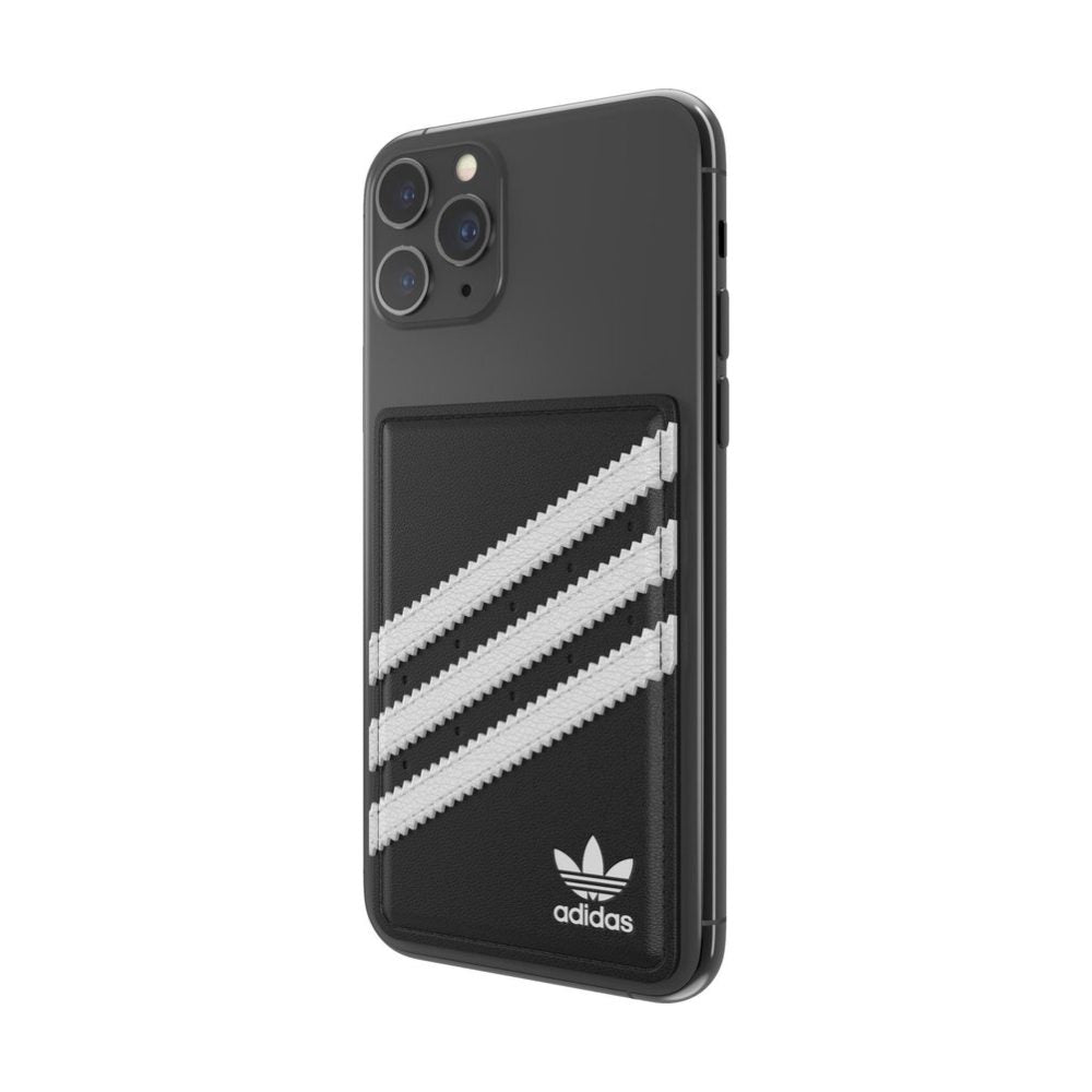 ADIDAS Originals Phone Pocket Universal Wallet Card Holder - Black/White