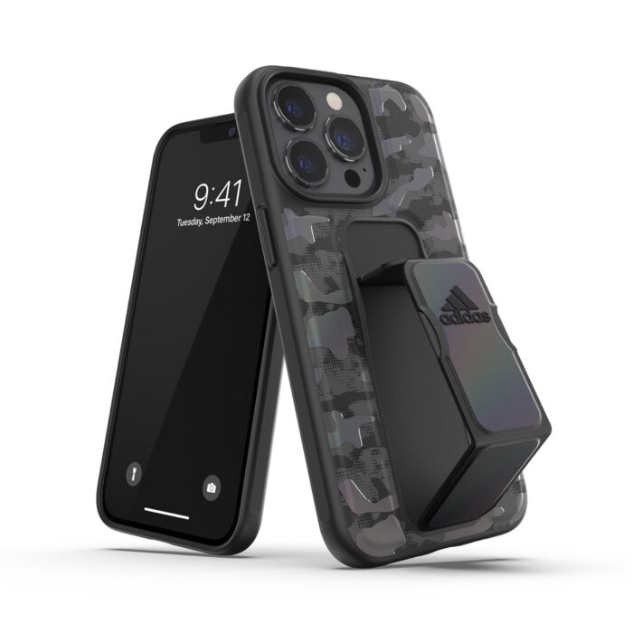 ADIDAS iPhone 13 Pro - Camo Grip Case - Black