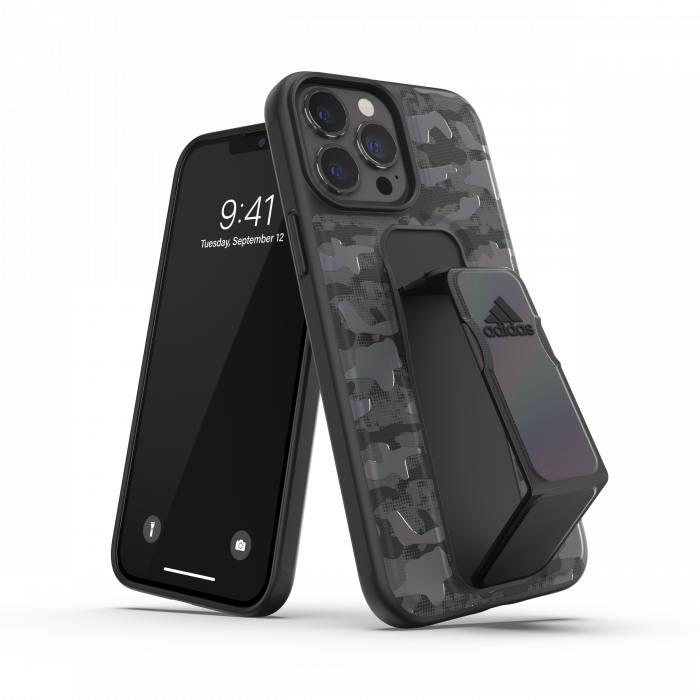 ADIDAS iPhone 13 Pro Max - Camo Grip Case - Black