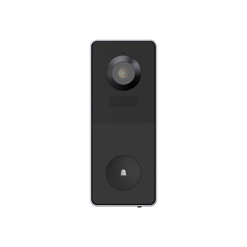 ARENTI Outdoor Battery Powered Doorbell - 2K Wi-Fi Video - x1 Wireless Chime - Black