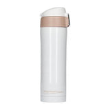 [OPEN BOX] ASOBU Diva Insulated Vacuum Beverage Thermos Container - White Brown