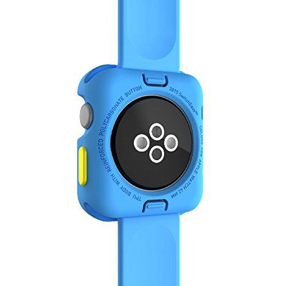 [OPEN BOX] SWITCH EASY TPU BUMPER FOR APPLE WATCH 38MM - BLUE (Apple Watch sold separately)