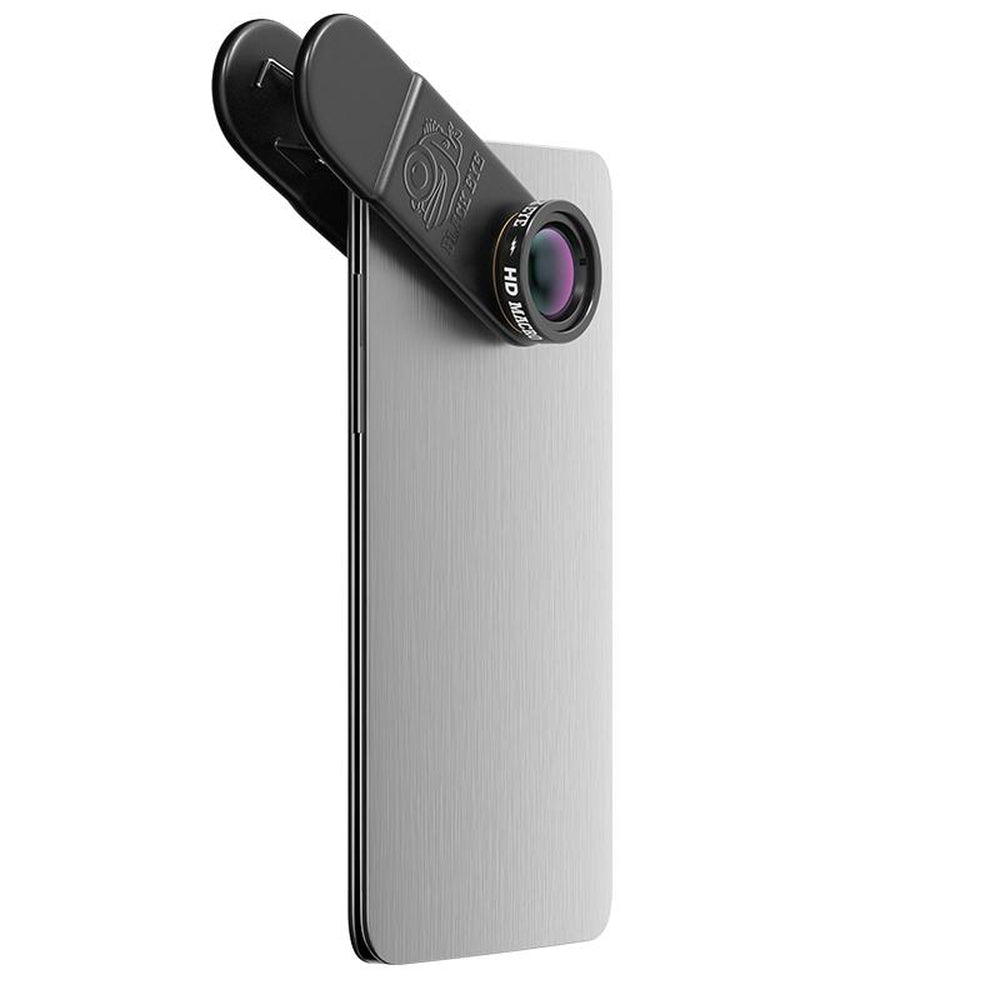 [OPEN BOX] BLACK EYE Universal HD Combo Lens Set HD Wide Angle lens &amp; HD Macro lens|| Camera Attachment Lens