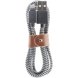 [علبة مفتوحة] كابل إضاءة حزام من ناتيف يونيون بطول 1.2 متر - زيبرا