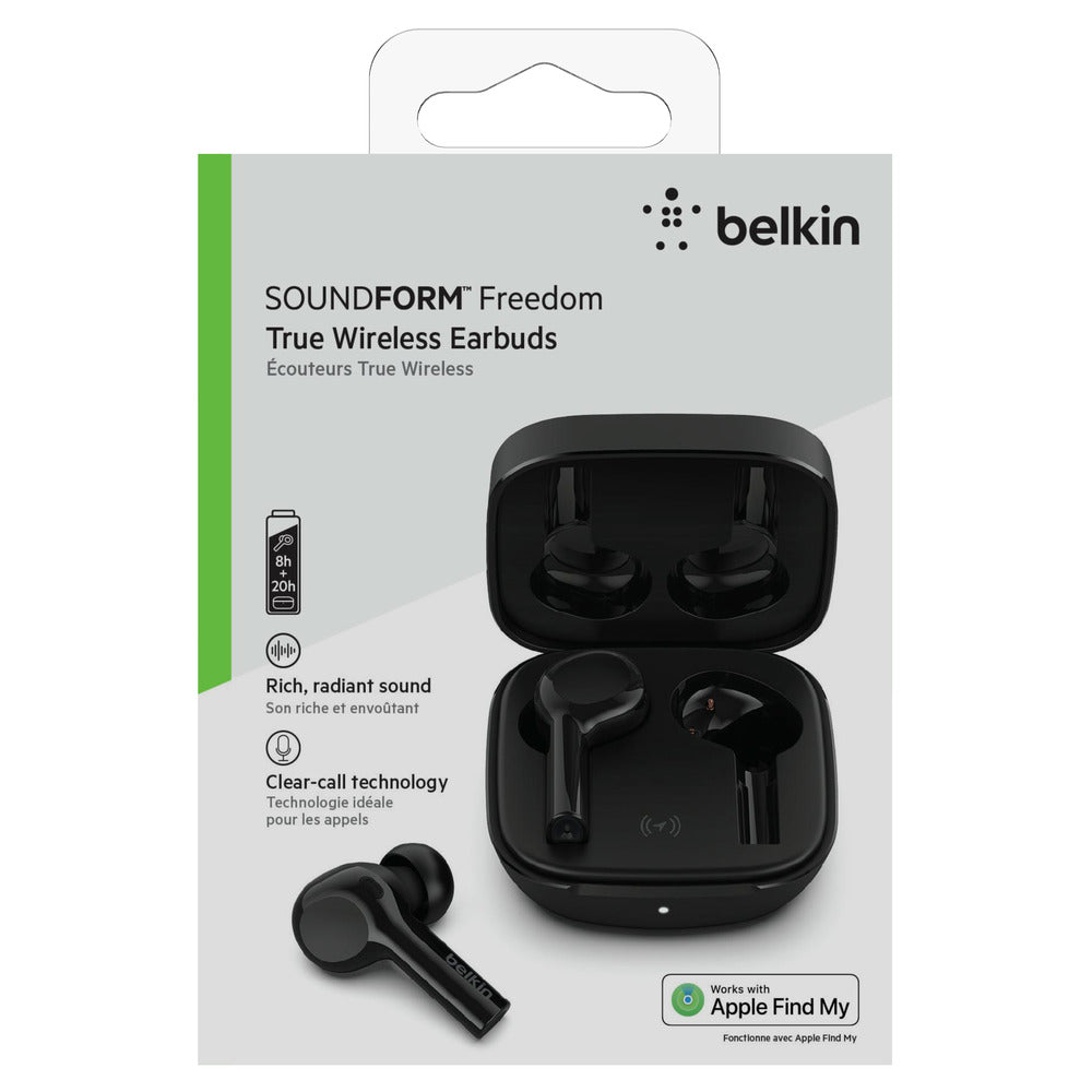 [OPEN BOX] BELKIN SoundForm Pro True Wireless Earbuds - Black